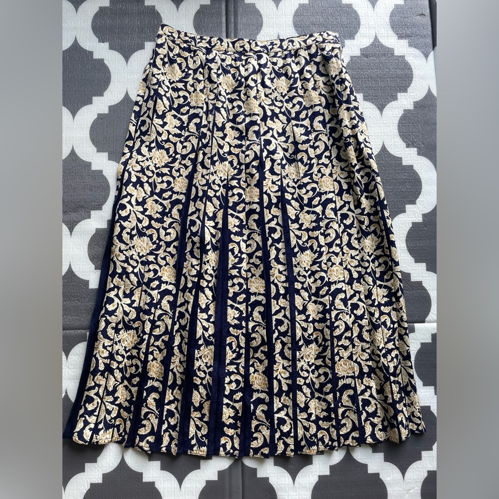 Vintage Maggy London Silk Skirt